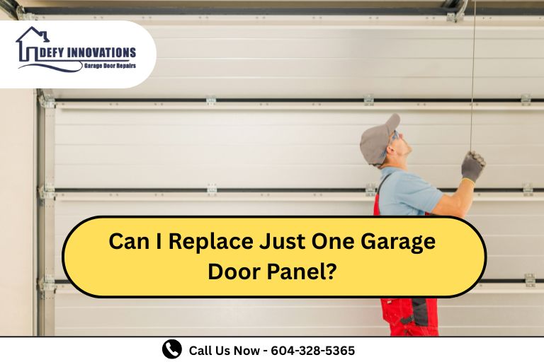 Can I Replace Just One Garage Door Panel?